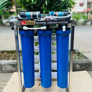 Sistema de Filtro de Agua RO BNJ Aqua 50 LPH, Carcasa de 20 Pulgadas, a Prueba de Fugas, Construcción de Plástico Duradero, Fuente de Alimentación CA/CC, Nano Skid Móvil - Product Image 1