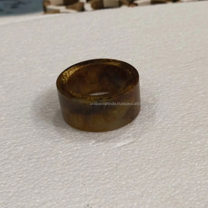 Anillos de Servilleta de Resina Hechos a Mano para Decoración de Mesa, Elegantes Accesorios de Comedor para Hoteles y Organizadores de Eventos - Product Image 1