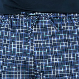 100% Cotton New Model Flannel Pajama <b>Pants</b> for Men Lightweight Breathable High Waist Casual Trousers Oem Factory Wholesale - Product Image 4