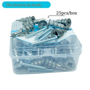Cheville d'expansion robuste en acier zingué pour cloisons sèches, norme DIN, filetage métrique et impérial M8, capacité de charge 2000 kg - Product Image 5