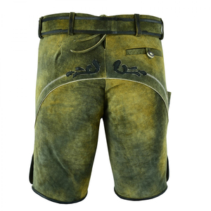 Factory Direct Sale Customizable Logo <b>Lightweight</b> High Quality Men's Bavarian Leather <b>Shorts</b> Casual Wear Bavarian <b>Shorts</b> - Product Image 2