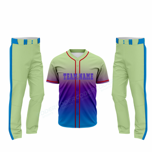 Uniformes de sport de baseball sur mesure de qualité supérieure pour hommes et femmes - Personnalisez vos propres maillots - Product Image 4