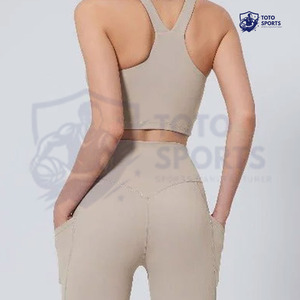 Reasonable Price High Quality Breathable Lightweight Supplier Comfortable Performance Best Supplier Fitness Wear Women Yoga Set - Product Image 5