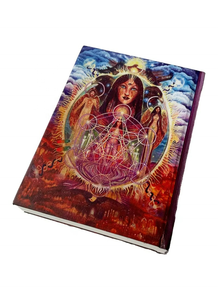 Magical Women Goddess Printed 100% Genuine <b>Leather</b> Notebook Book Of Shadows Journal With Cotton Lining White Pages Writing <b>Diary</b> - Product Image 3