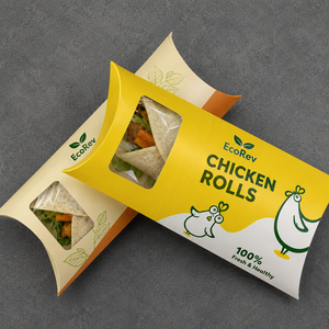 Custom Printed Logo Biodegradable Eco-Friendly <b>Disposable</b> Takeaway Food Burrito Shawarma Paper Packaging Wrap Box for Shawarma - Product Image 1