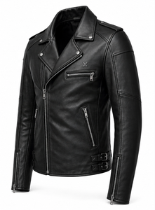 Veste de moto en cuir classique pour deux personnes |   Noir Brun Rouge |   Fabricant OEM ODM |   Qualité de conception haut de gamme |   Vêtements de course - Product Image 3