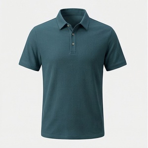 Vente en gros de polos pour hommes sur mesure avec logo imprimé, nouveau design, couleur unie, tissu tricoté, fabriqué au Pakistan - Product Image 1