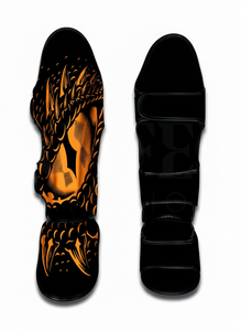 Protège-tibias en cuir PU à prix de gros pour Muay Thai, unisexe, pour entraînement de Kick Boxing et MMA, avec mousse EVA - Product Image 3