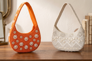Sacs perlés de couleur unie personnalisables OEM/ODM avec perles de rocaille, étiquetage privé, designs et logos sur mesure - Product Image 2