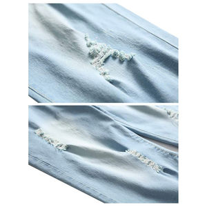 Shorts en jean amples vintage pour homme, style streetwear d'été, coupe décontractée, pour le travail - Product Image 4