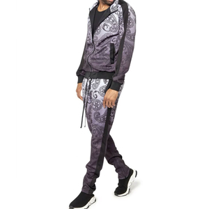 Survêtements de sport extensibles dans quatre directions de haute qualité pour hommes, couleurs et logo personnalisés, survêtements sublimés en gros - Product Image 6