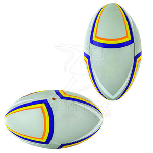 ลูกฟุตบอลรักบี้ฝึกซ้อม FRONT MAN SPORTS ทนทาน เป็นมิตรกับสิ่งแวดล้อม พร้อมถุงลมยาง สำหรับกีฬาประเภททีมและการใช้งานกลางแจ้ง - Product Image 6