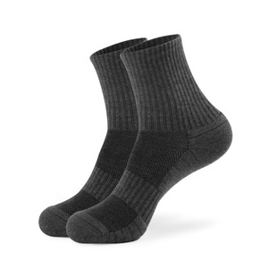 Custom Digital Printing Breathable Crew Knit Branded Design Standard Autumn Organic Cotton Sport <b>Socks</b> for Men and Women - Product Image 6