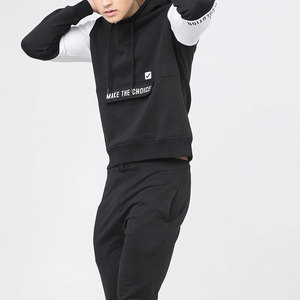 Sweat-shirt à manches longues pour homme en coton et polyester, personnalisé, design sur mesure - Product Image 5