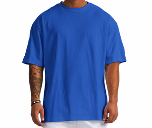 Camisetas de Alta Calidad para Hombre, Personalizadas, con Hombros Caídos, 100% Algodón Jersey, Corte Holgado, Estilo Urbano - Product Image 1