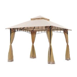 10ft X 10ft Beige Outdoor Patio Gazebo Canopy Tent Durable & Stylish As Product - Product Image 4