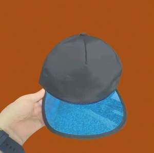 Gorras de Hip Hop Personalizadas con Logotipo, Gorra de 5 Paneles a la Moda con Visera de PVC Transparente - Product Image 3