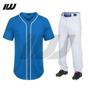 Ensemble d'uniformes de baseball d'équipement d'origine à faible MOQ, service OEM de marque privée, uniforme de baseball respirant très tendance - Product Image 2