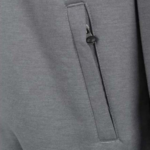 เสื้อฮู้ดดี้ทรงบ็อกซี่แบบครอปปิ้งสำหรับผู้ชาย สไตล์สตรีทแวร์ ตกแต่งด้วยการปะต่อผ้า ปักลาย และเย็บสีบล็อก ผลิตตามสั่ง - Product Image 5