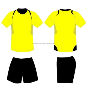Servicio OEM hecho a pedido nuevo diseño de fútbol impreso Venta caliente fútbol Jersey Set Hombres Spandex Fútbol Jersey Moda tailandesa