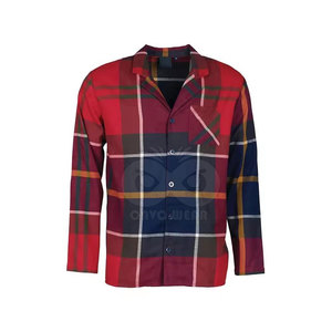 Ensemble de pyjama pour homme personnalisé, tissu en coton respirant, chemise à manches longues et pantalon long pour le sommeil quotidien - Product Image 5