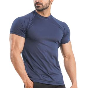 Camiseta Deportiva de Corte Regular para Gimnasio, Personalizable con Logotipo, Ecológica, de Manga Corta, en Algodón/Bambú/Spandex/Poliéster - Product Image 1