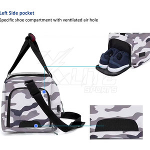 Sac de sport léger et décontracté, durable, avec bandoulière confortable, doublure en nylon, structure équilibrée, rangement sécurisé pour l'entraînement - Product Image 4