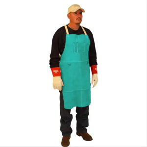 Premium Quality Cowhide Split Leather Sleeveless Welding Apron Heat Flame Resistant Heavy Duty Construction Body Protection - Product Image 2