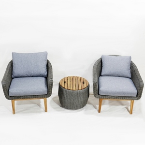 Modern Outdoor Furniture Patio Conversation Set Cool Bar <b>Table</b> Wicker Ottomans Bistro Sets for Porch Backyard <b>Balcony</b> Poolside - Product Image 4
