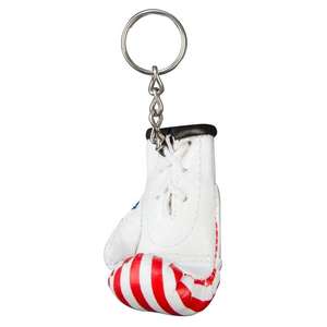 Porte-clés personnalisé en forme de mini-gant de boxe en cuir PU de haute qualité avec logo, prix d'usine, mousquetons promotionnels - Product Image 2