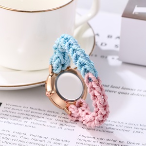 Pulsera de la Amistad con Cordón Trenzado Colorido L6, Correa Ajustable, Reloj de Cuarzo - Product Image 2