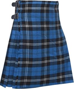 Kilt écossais bleu Ramsay de Thistle Rose Enterprises, 5 yards, 13 oz, pour hommes |   Accessoire musical - Product Image 4