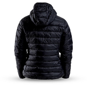 Blouson Bomber Matelassé Léger et Respirant de Haute Qualité pour Femme Grande Taille, Style Vintage Délavé, avec Fermeture Éclair et Capuche - Product Image 6