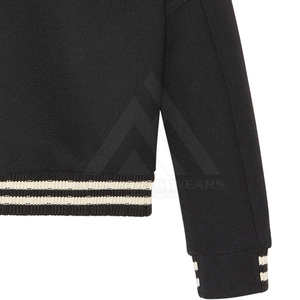 Chaqueta Varsity Larga Transpirable para Hombre, Estilo Hip Hop, Bordada, para Invierno, Ropa Urbana - Product Image 3