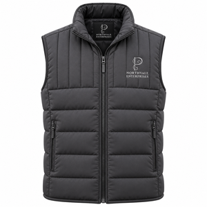 Gilet matelassé respirant et imperméable en toile anti-plis pour homme avec fermeture éclair, sans manches, style débardeur, vêtement d'extérieur - Product Image 3
