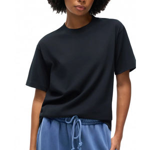 Camisetas de algodón grueso de 280 g/m² con logotipo personalizado, 100 % algodón, para hombre y mujer, camisetas extragrandes lisas - Product Image 5