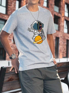 เสื้อยืดโอเวอร์ไซส์สไตล์ฮิปฮอป ผ้าฝ้าย 100% แขนสองชั้น ใส่สบาย พิมพ์ลาย DTG สีซีดแบบวินเทจ สำหรับผู้ชายและผู้หญิง - Product Image 2