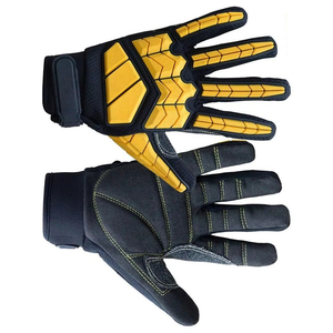 Heavy Duty Anti-Slip Cut Resistance Anti-Impact Mechanic <b>Gloves</b> Grip Protective Breathable <b>Moisture</b>-Wicking Tear-Resistant - Product Image 3