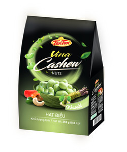TAN TAN Noix de cajou crues de qualité supérieure de marque vietnamienne avec saveur de wasabi Collations vietnamiennes fraîches et croustillantes - Product Image 3