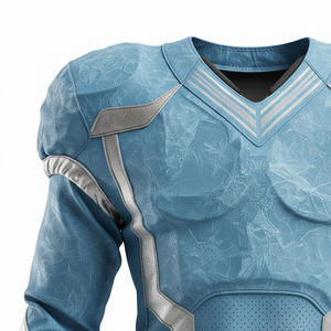 High Performance Custom American Football Uniforms Durable Polyester Spandex Blend V-Neck Shoulder <b>Pad</b> Fit Sports Apparel - Product Image 5