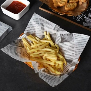 Papier sulfurisé alimentaire pour emballer les burgers - Écologique, recyclé, matière vierge, compatible micro-ondes, logo et design personnalisés - Product Image 4