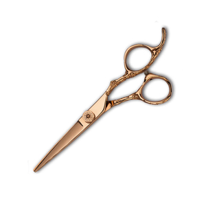 Ciseaux de barbier pour droitiers, couleur dorée, acier inoxydable allemand, outils de soin personnel, ciseaux de salon - Product Image 6