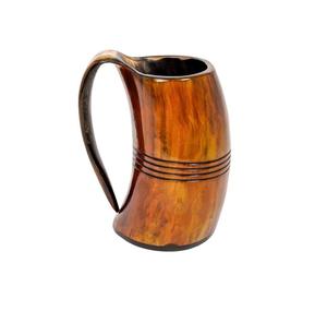 Jarra Vikinga de Cuerno de Búfalo, Ecológica, Hecha a Mano, de Inspiración Medieval, Pulida, Auténtica, para Navidad o Cumpleaños - Product Image 3