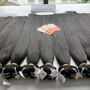 Extensiones de Cabello Humano Remy Natural Liso de 20-24'' con Doble Trama, Listas para Enviar, Cutícula Alineada - Product Image 2