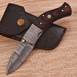 Couteau pliant EDC artisanal de haute qualité en acier Damas, avec verrouillage Liner Lock, manche en G10 Micarta de qualité industrielle, pour usage extérieur personnalisé, vente en gros - Product Image 1