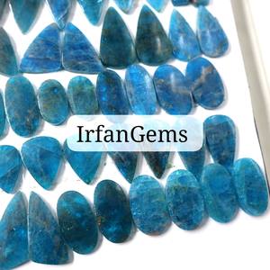 High Quality Natural Apatite Cabochon Polished DIY Craft Jewelry Flat Back-<b>Matching</b> Pair Loose Gemstones Apatite Crystal Bulk - Product Image 3