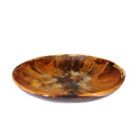 Bol de service décoratif en résine écologique de luxe, fait à la main, compatible lave-vaisselle, pour la maison et la cuisine, pour les fêtes, fabriqué en Inde