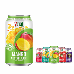 กระป๋องน้ำ330มล. สำหรับเครื่องดื่มน้ำผลไม้ปราศจากน้ำตาล24กระป๋องฉลากส่วนตัวสามารถส่งออกได้น้ำผลไม้ผักผลไม้ - Product Image 1