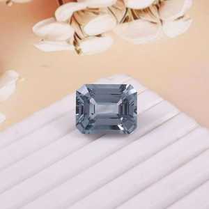 Tourmaline Indicolite Grise Naturelle Brésilienne, Pierre Précieuse Facettée Taille Octogonale, Nettoyée à la Loupe, ZUBEDA GEMS JEWELRY 2.00 Ct pour - Product Image 4