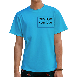 Camiseta de Hombre con Logotipo Personalizado, 180 GSM, 100% Algodón, Manga Corta, Cuello Redondo, Color Sólido, Estilo Polo, Ropa Casual, Clásica y Básica - Product Image 1